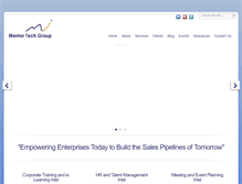 Tablet Screenshot of mentortechgroup.com